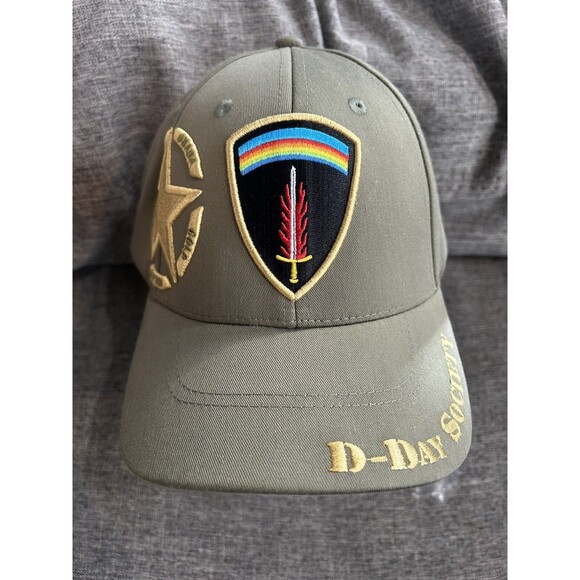 D-Day Society Other - D-Day Society National D-Day Memorial Green Embroidered Hat Cap World War II New